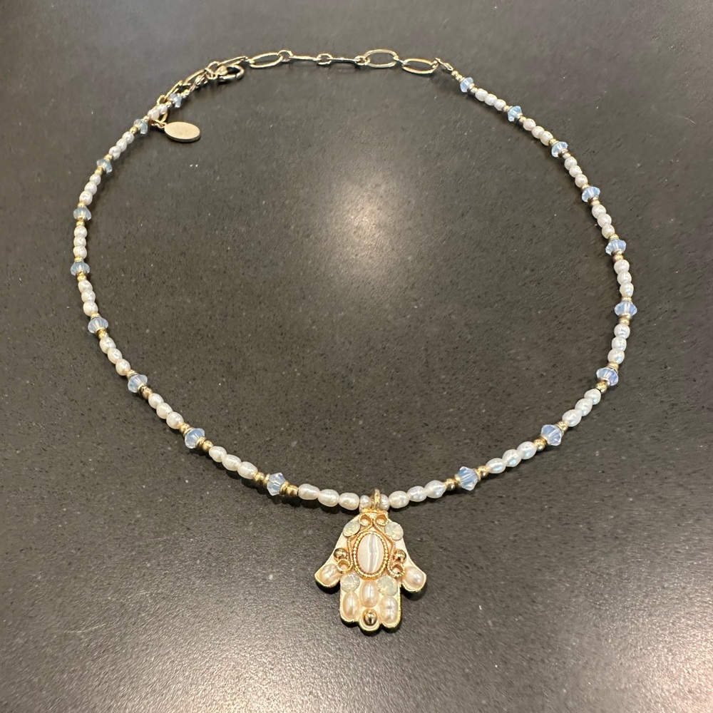 Hamsa necklace